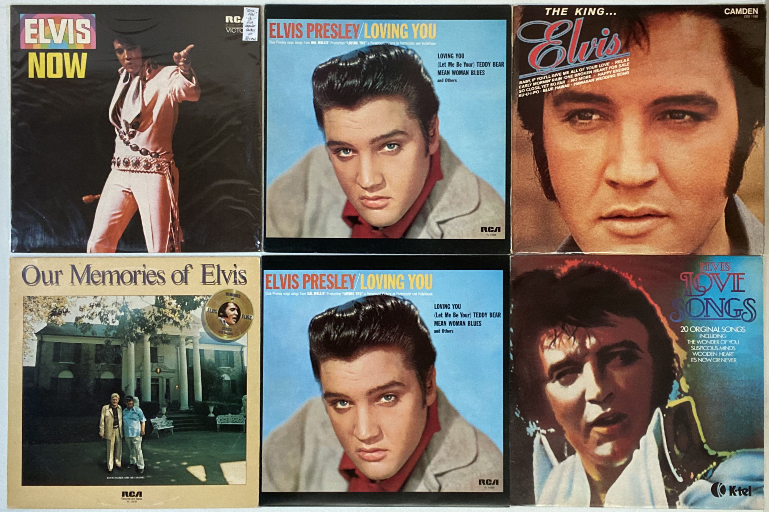 Lot 1008 ELVIS PRESLEY LP COLLECTION