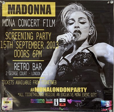 Lot 64 - MADONNA PROMOTIONAL BANNERS.