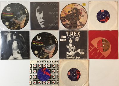 Lot 858 - T REX/ MARC BOLAN & RELATED - 7" COLLECTION