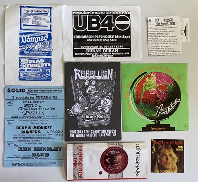 Lot 141 - ROCK / POP / PUNK CONCERT MEMORABILIA - TICKETS.