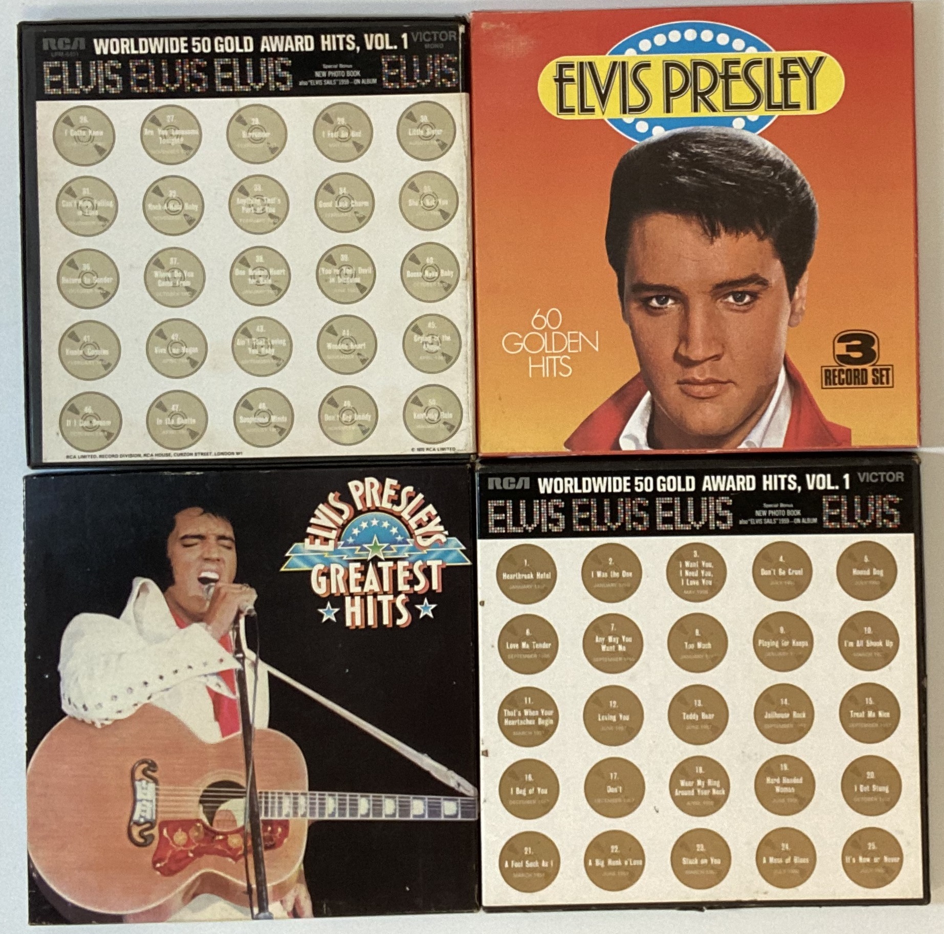 Lot 1002 ELVIS PRESLEY LPs PLUS LP/CD BOX SETS.