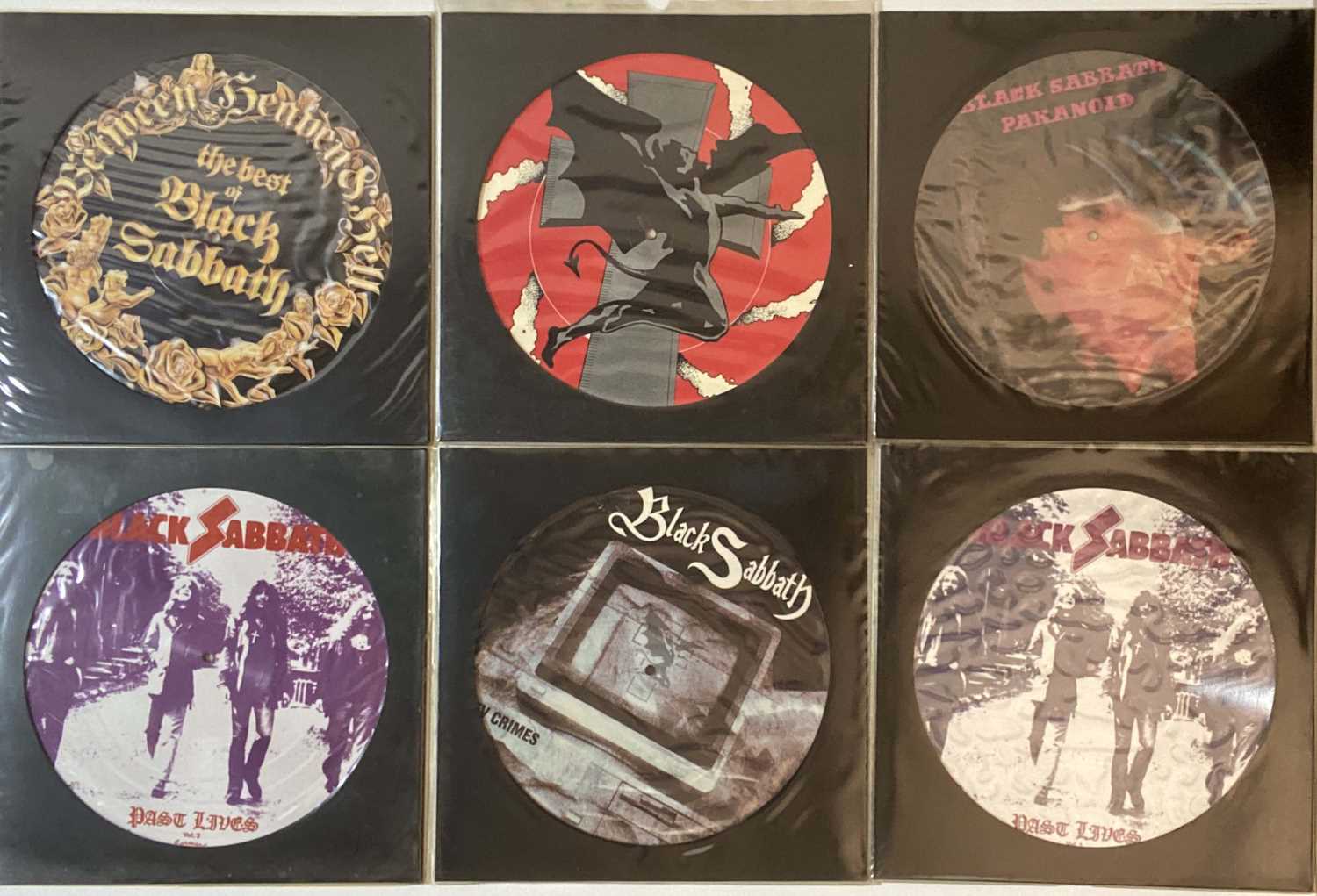 Lot 1015 - BLACK SABBATH - LPs (PICTURE DISC/COMPS/PRIVATE)