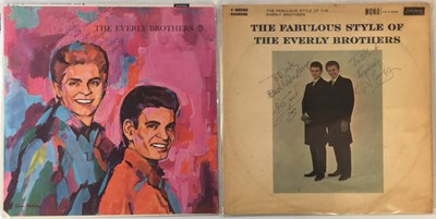 Lot 1134 - THE EVERLY BROTHERS - LPs/ 7" (INC SIGNED LPs)