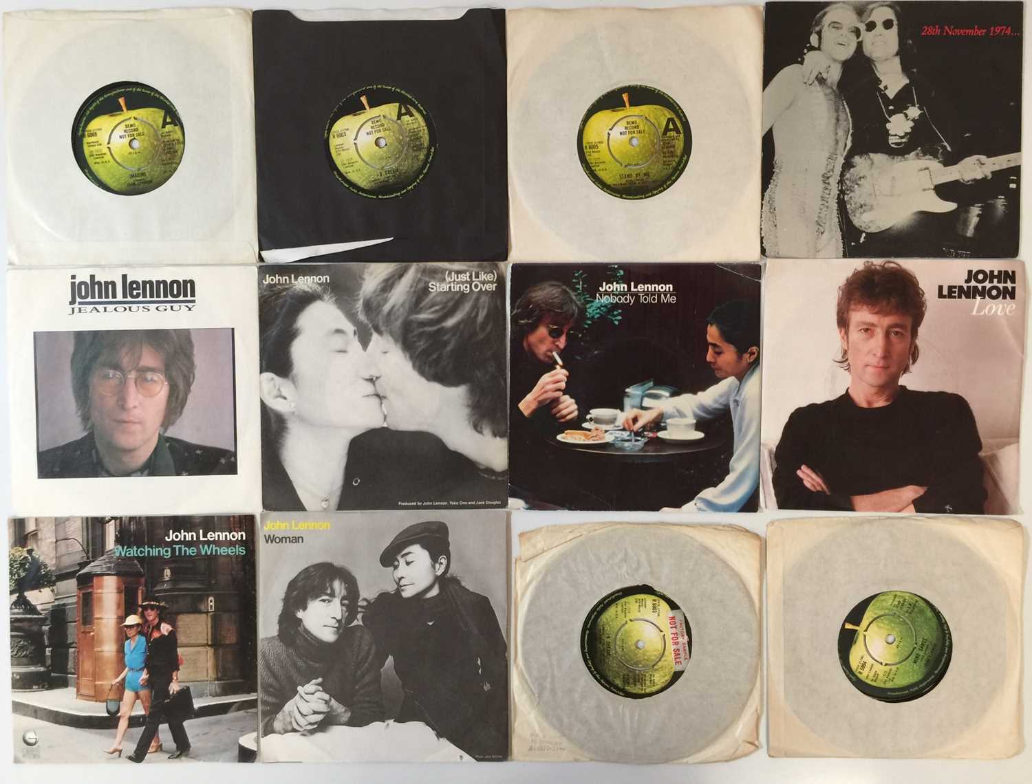 Lot 1145 - JOHN LENNON/ PLASTIC ONO BAND - 7" PACK INC DEMOS