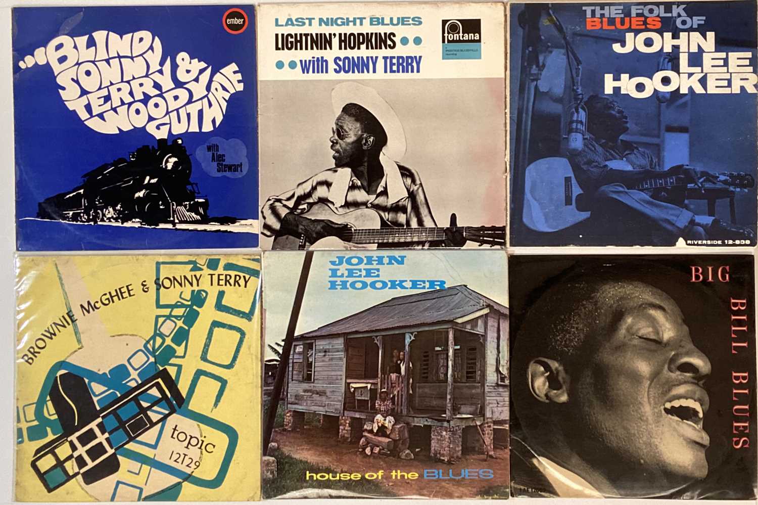 Lot 1028 - BLUES - LPs & 78s