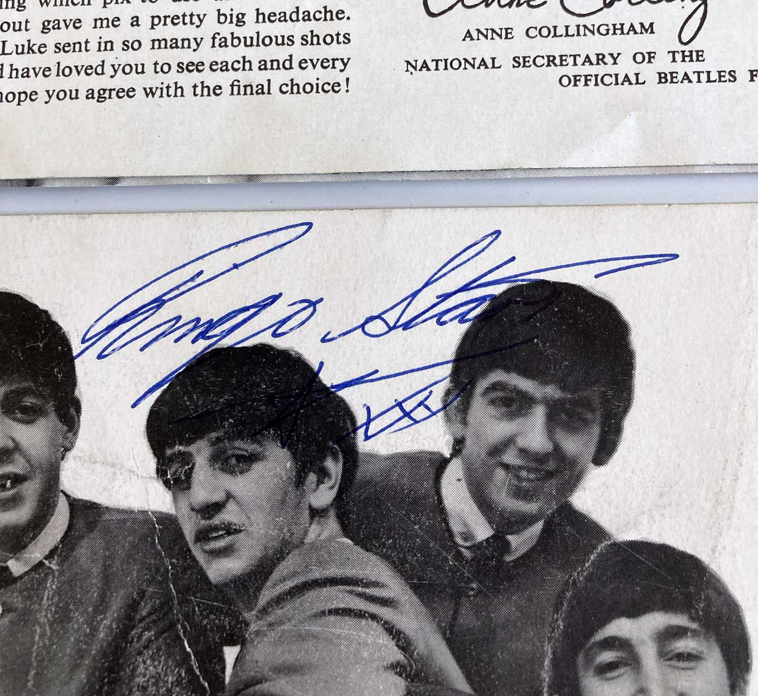 Lot 484 - THE GREAT POP PROM PROGRAMME - SIGNED RINGO