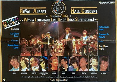 Lot 400 - RONNIE LANE APPEAL PROGRAMME - SIGNED BY JIMMY PAGE / CLAPTON / ROLLING STONES AND MORE.