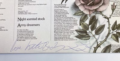 Lot 402 - KATE BUSH SIGNED LP.