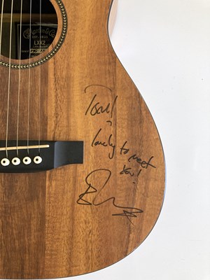 Lot 618 - ED SHEERAN SIGNED AND USED GUITAR.