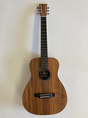 Lot 618 - ED SHEERAN SIGNED AND USED GUITAR.