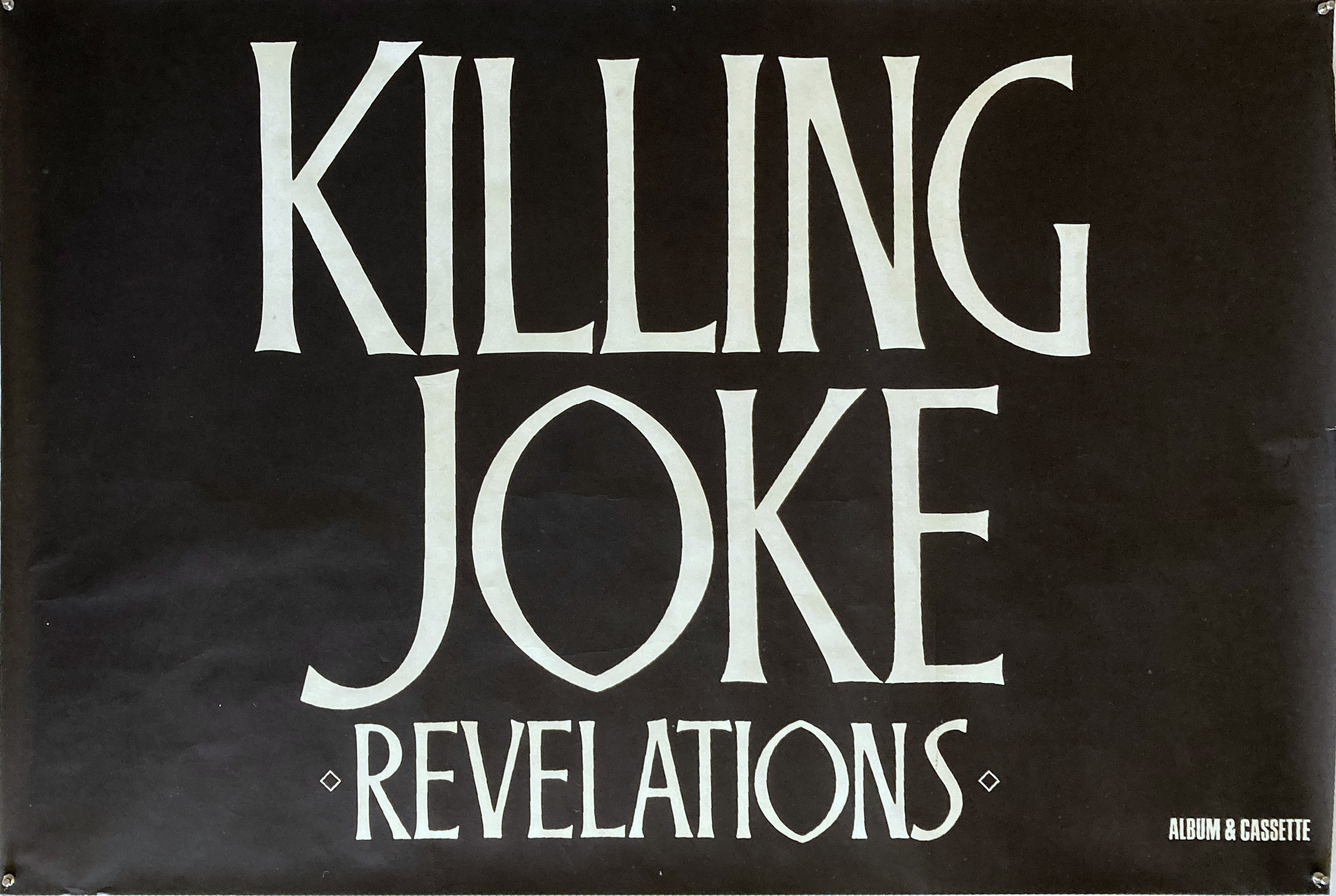 Lot 247 KILLING JOKE POSTERS. Lot 247 KILLING JOKE POSTERS.