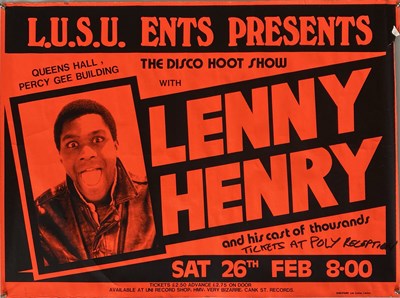 Lot 248 - POP / PUNK / ART POSTERS - THE CLASH TO LENNY HENRY.