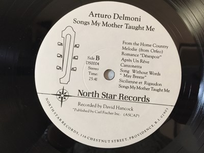 Lot 1184 - ARTURO DELMONI - SONGS MY MOTHER TAUGHT ME LP (DS0004)