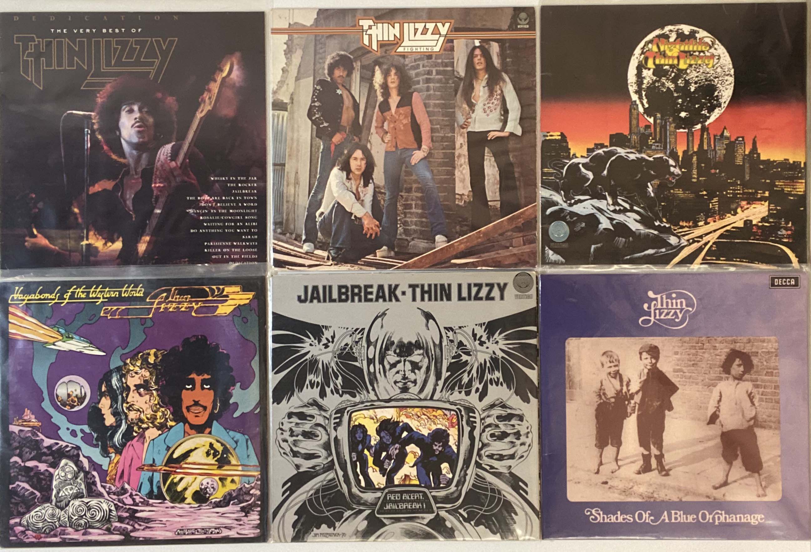Lot 1140 - THIN LIZZY & ZZ TOP - LPs & 12