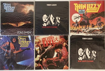 Lot 1140 - THIN LIZZY & ZZ TOP - LPs & 12" COLLECTION