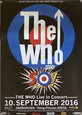 Lot 229 - THE WHO POSTERS AND MEMORABILIA.