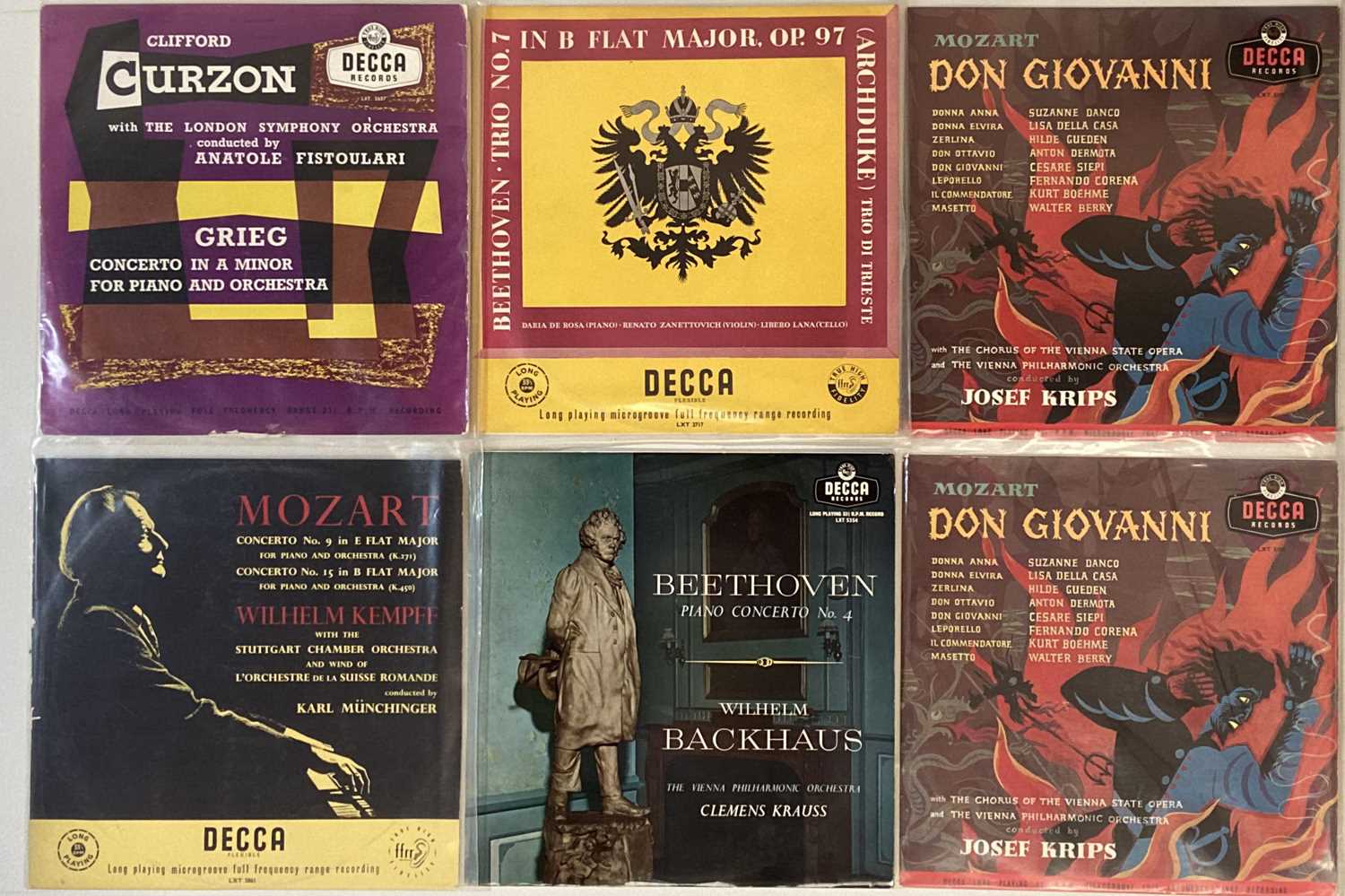 Lot 1189 CLASSICAL LPs UK DECCA MONO LXT