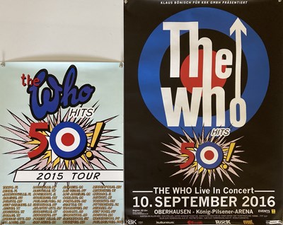 Lot 258 - THE WHO POSTERS.