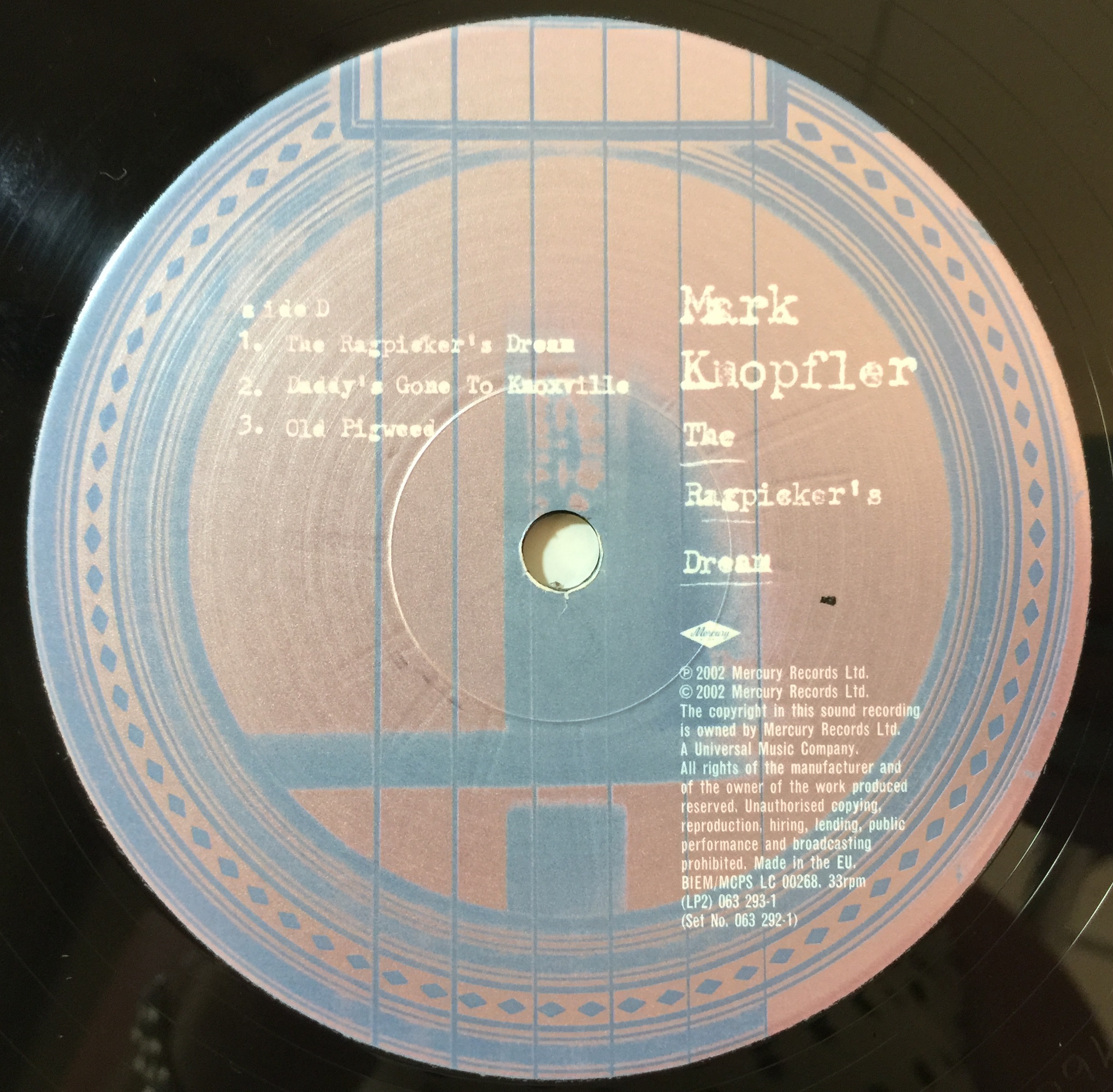 Lot 1053 MARK KNOPFLER THE RAGPICKER'S DREAM LP