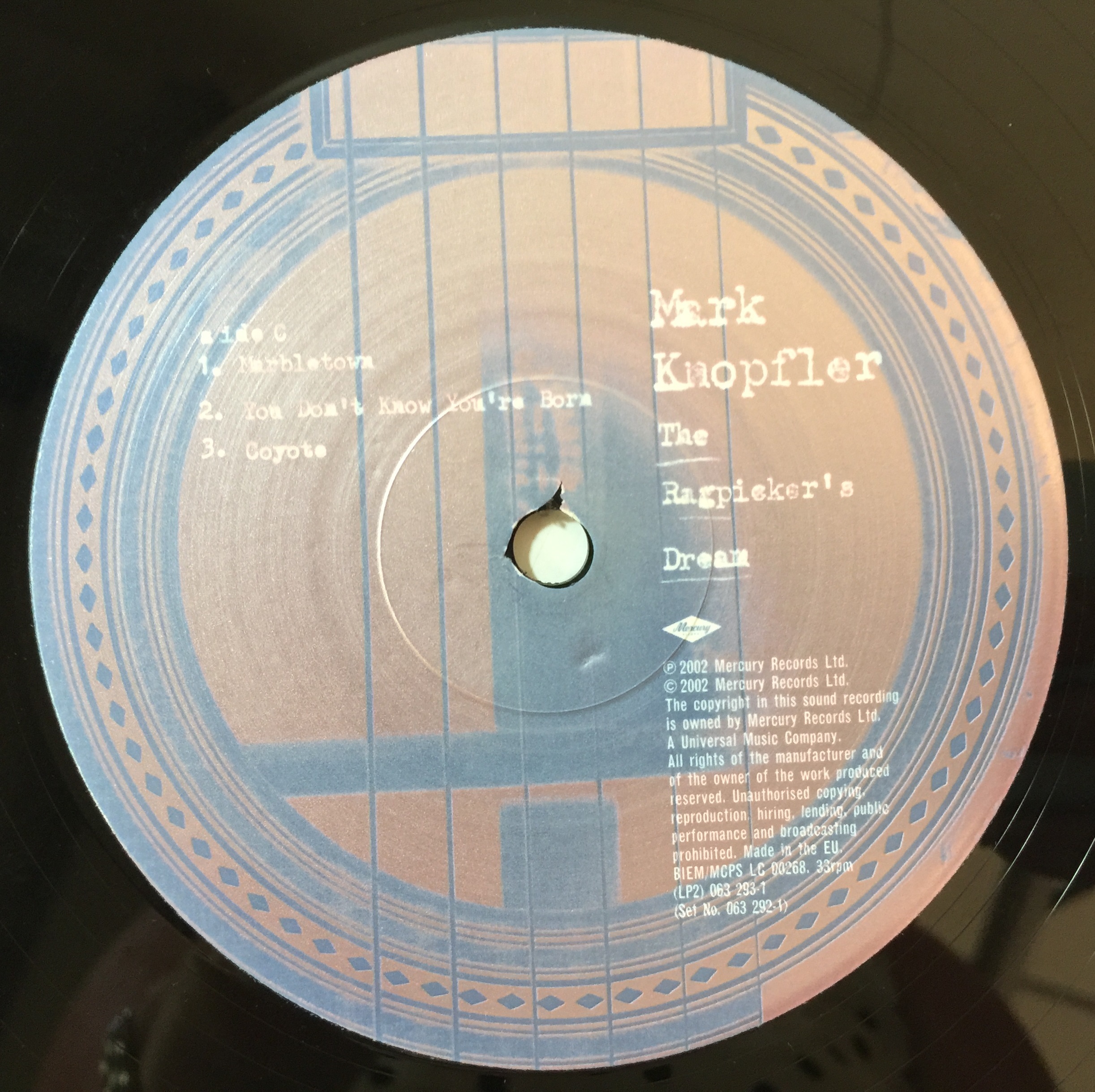 Lot 1053 MARK KNOPFLER THE RAGPICKER'S DREAM LP