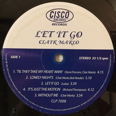 Lot 1203 - CLAIR MARLO - LET IT GO (AUDIOPHILE LP - CLP 7008)