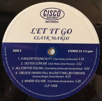 Lot 1203 - CLAIR MARLO - LET IT GO (AUDIOPHILE LP - CLP 7008)