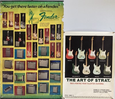 Lot 13 - GUITAR PROMOTIONAL POSTERS.