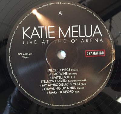 Lot 1206 - KATIE MELUA - LIVE AT THE O2 ARENA LP (DRAMLP0007)