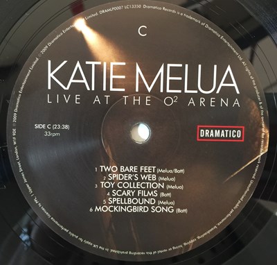 Lot 1206 - KATIE MELUA - LIVE AT THE O2 ARENA LP (DRAMLP0007)