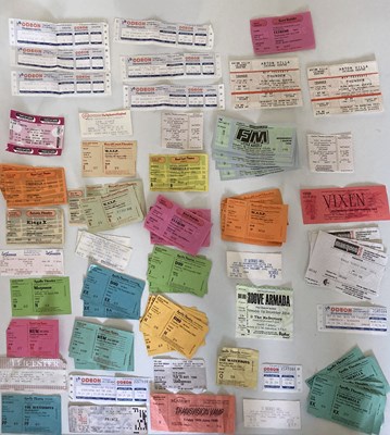 Lot 104 - METAL AND INDIE TICKET ARCHIVE - SOME UNUSED.
