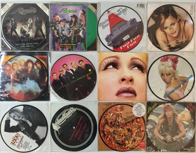 Lot 1115 - 7"/12" PICTURE.SHAPED DISCS (ROCK/METAL/POP)