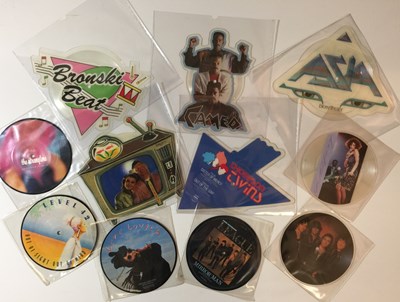 Lot 1115 - 7"/12" PICTURE.SHAPED DISCS (ROCK/METAL/POP)