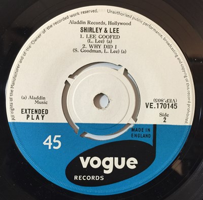 Lot 1143 - SHIRLEY AND LEE - VOGUE EPs