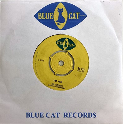 Lot 1233 - THE VICEROYS/THE OCTAVES - FAT FISH C/W YOU'RE GONNA LOSE 7" (ORIGINAL UK RELEASE - BLUE CAT BS 121)