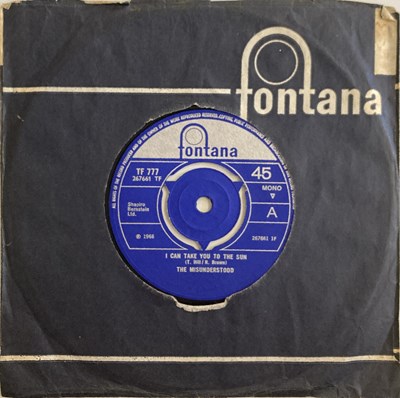 Lot 1234 - THE MISUNDERSTOOD - I CAN TAKE YOU TO THE SUN 7" (ORIGINAL UK RELEASE - FONTANA TF 777)