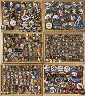 Lot 488 - BEATLES BADGE COLLECTION.