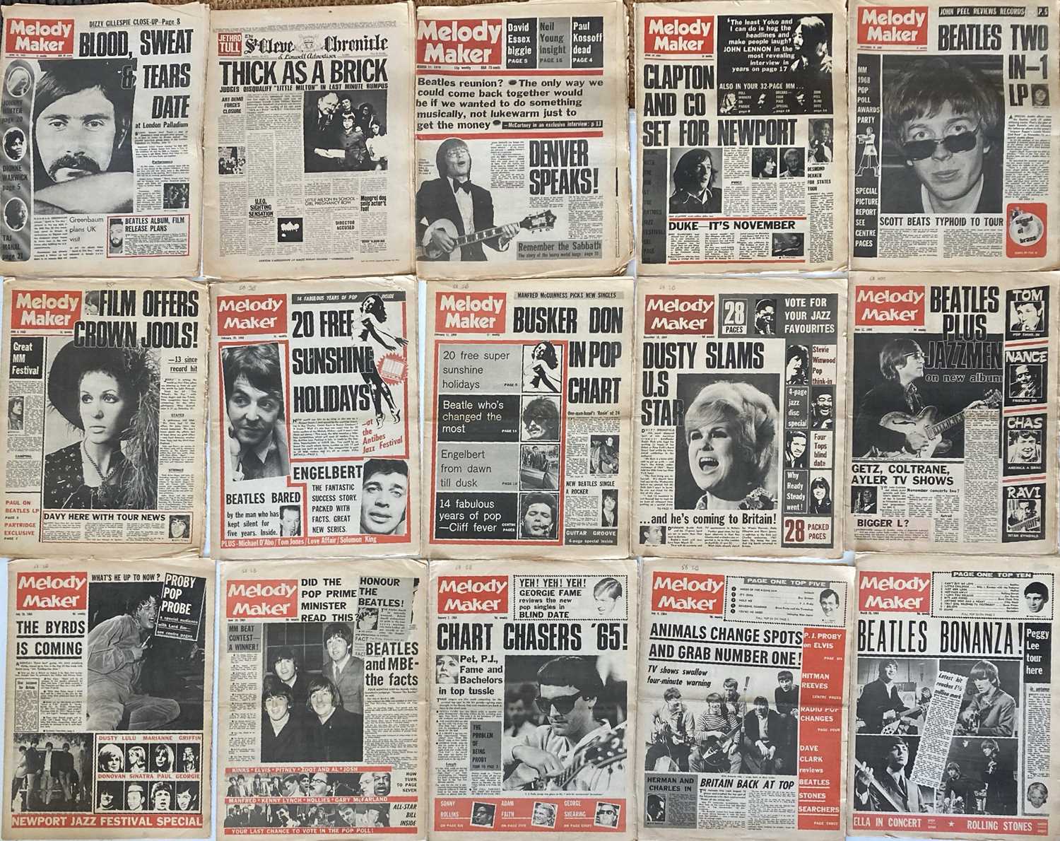 Lot 94 - MUSIC MAGAZINES - 1960S AND 1970S INC NME