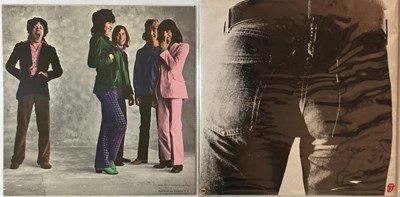 Lot 1240 - THE ROLLING STONES - STICKY FINGERS LPs (ORIGINAL UK AND SPANISH COPIES)