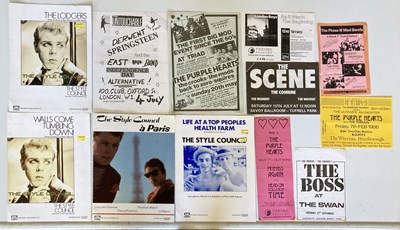 Lot 545 - MOD REVIVAL FLYERS, PROMO ITEMS, MEMORABILIA.