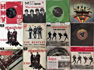 Lot 1254 - THE BEATLES & RELATED - 7" COLLECTION.