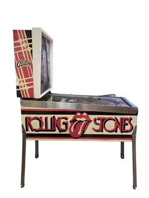 Lot 608 - ROLLING STONES BALLY PINBALL MACHINE.