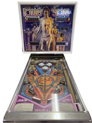 Lot 608 - ROLLING STONES BALLY PINBALL MACHINE.