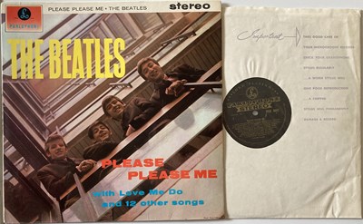 Lot 99 - THE BEATLES - PLEASE PLEASE ME LP (ORIGINAL UK STEREO 'BLACK AND GOLD' PCS 3042)