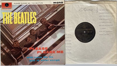 Lot 98 - THE BEATLES - PLEASE PLEASE ME LP (ORIGINAL UK 'BLACK AND GOLD' PMC 1202 - ARCHIVE COPY)
