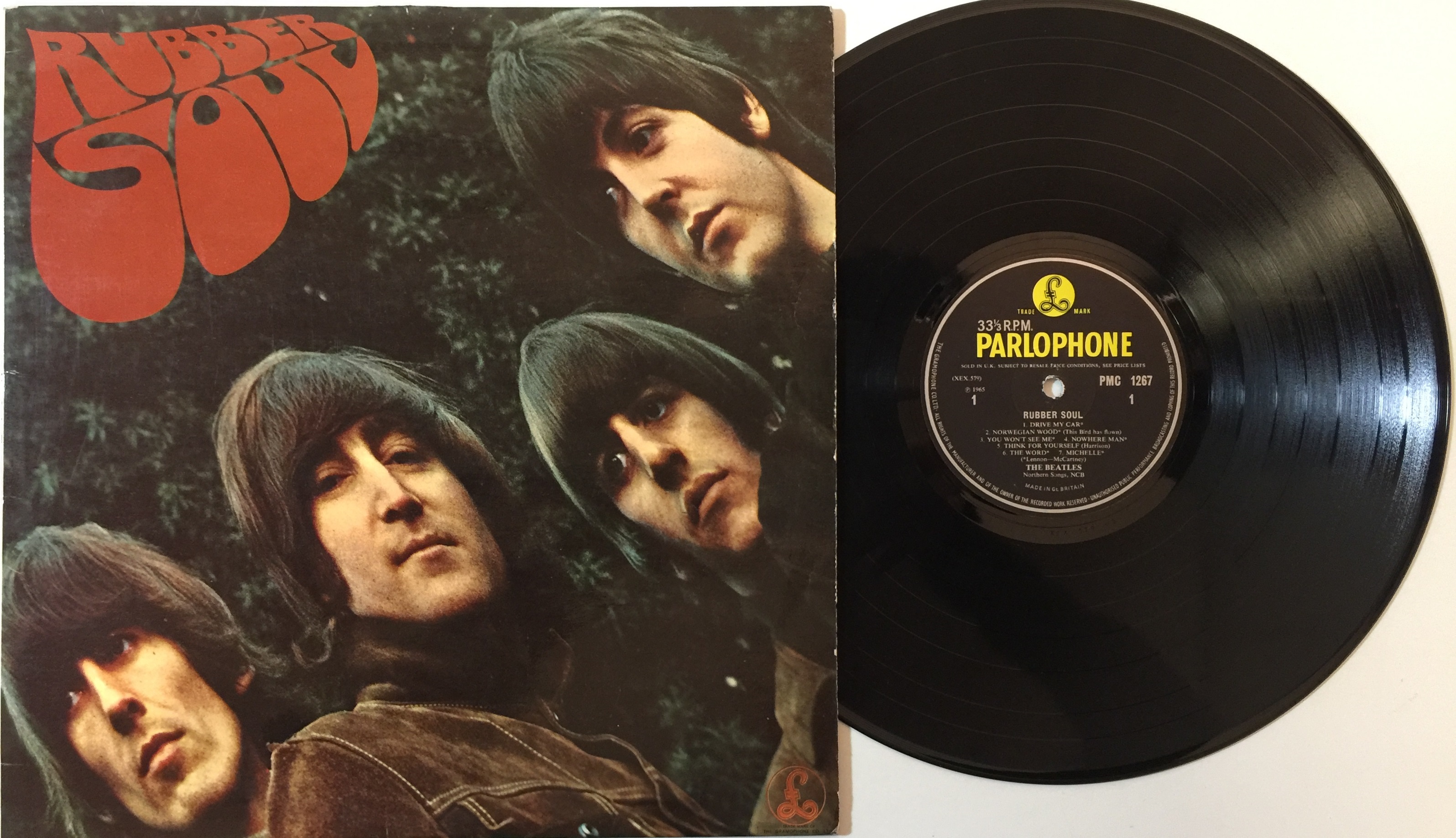 Lot 42 THE BEATLES RUBBER SOUL/SHE LOVES YOU