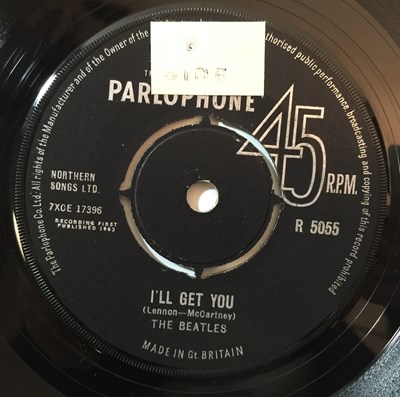 Lot 42 - THE BEATLES - RUBBER SOUL/SHE LOVES YOU (ORIGINAL FACTORY SAMPLE STICKERED COPIES)