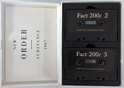 Lot 7 - NEW ORDER FACTORY ISSUED CASSETTE BOXSETS.