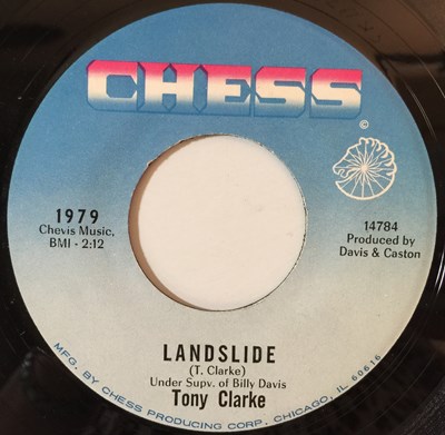 Lot 66 - TONY CLARKE - LANDSLIDE 7" (ORIGINAL US RELEASE - CHESS 1979)