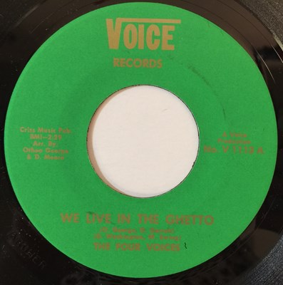Lot 67 - THE FOUR VOICES - SUMMER KIND OF LOVE 7" (ORIGINAL US RELEASE - VOICE RECORDS V 1113)
