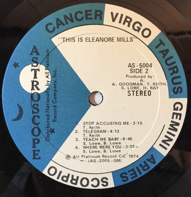 Lot 152 - ELEANORE MILLS - THIS IS ELEANORE MILLS LP (AS-5004)